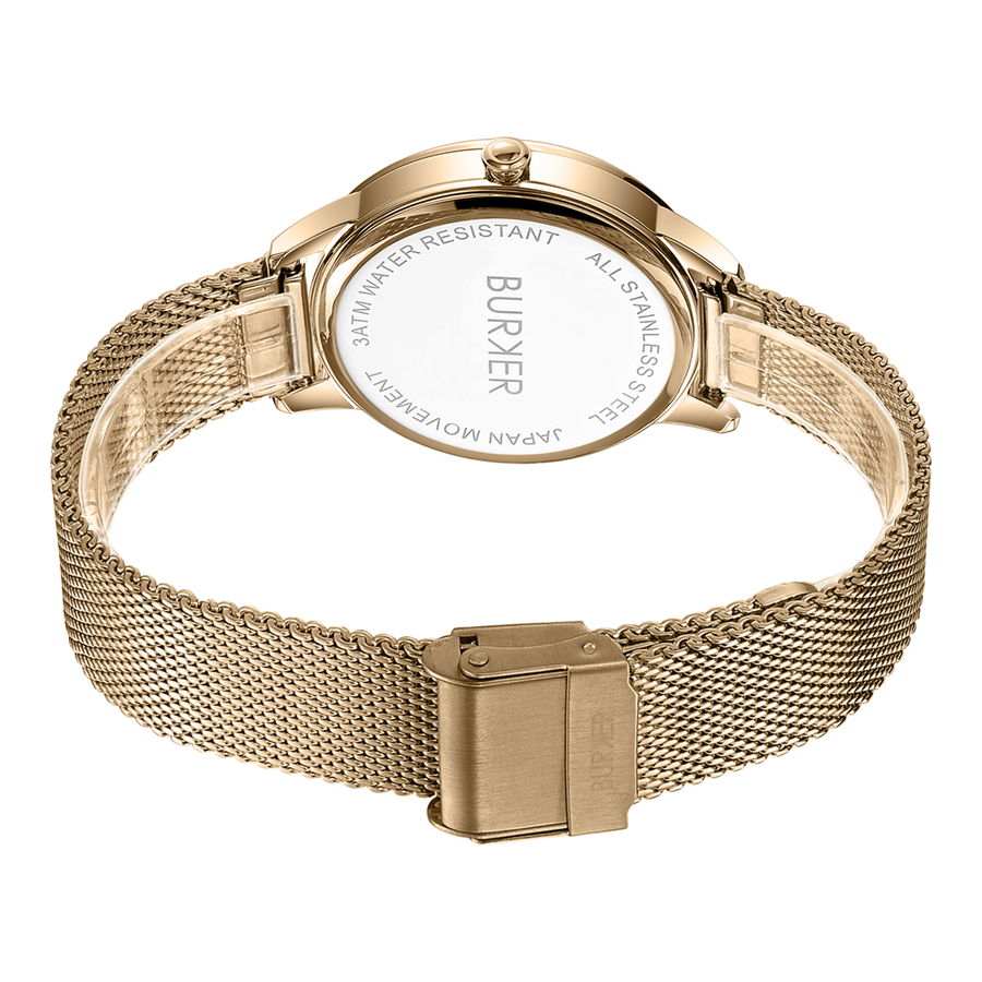 Emily Gold White Mesh