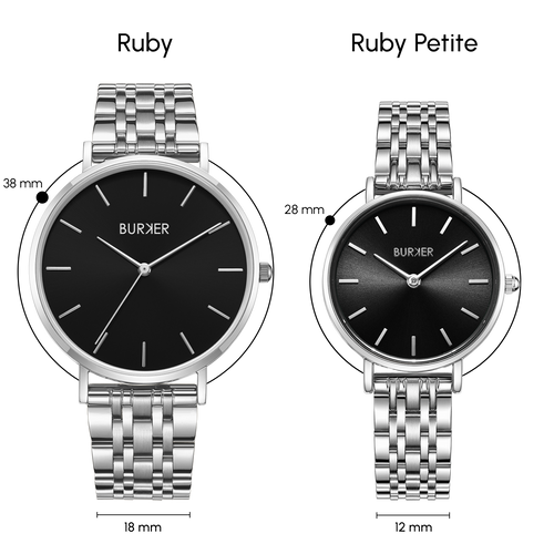 Ruby Silver Black